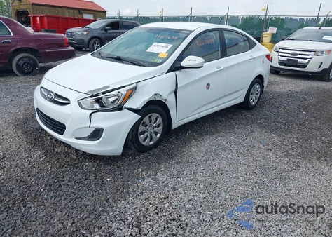 2016 Hyundai Accent Se z USA, uszkodzony, nr VIN KMHCT4AE0GU079769